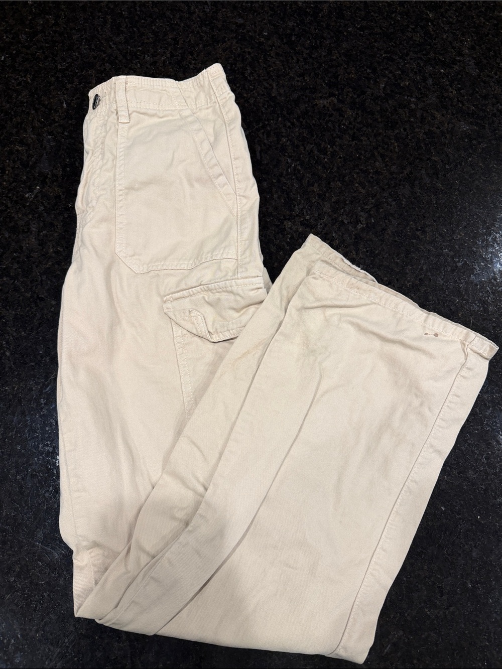 Zara Women's Light Beige Cargo Pants